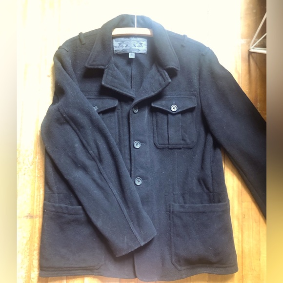 Men’s Banana Republic Short Waisted Wool Coat - Picture 2 of 4